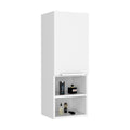 Medicine Cabinet Hazelton, Open And Interior Shelves, White Finish White Particle Board