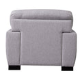 Modern Mid Century Indoor Oversized Chaise Lounger Comfort Sleeper Sofa With Pillow And Soild Wood Legs, Linen, Gray Gray Linen