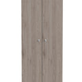 Storage Cabinet Pipestone, Double Door, Light Gray Finish Light Gray Particle Board