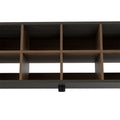Shoe Rack Augusta, Eight Shoe Capacity, Espresso Mahogany Finish Espresso Particle Board