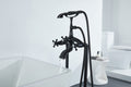Freestanding Bathtub Faucet With Hand Shower Oil Rubbed Bronze Metal
