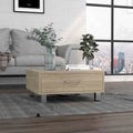 Coffee Table Albuquerque, One Drawer, Light Pine Finish Beige Particle Board