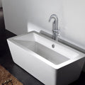 Freestanding Bathtub Faucet With Hand Shower Chrome Metal