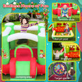 Christmas Jump 'N Slide Inflatable Bouncer For Kids Complete Setup With Blower 80