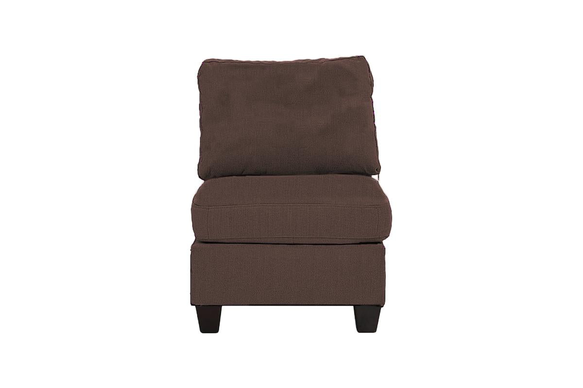 Modular Sectional 6Pc Set Living Room Furniture Corner Sectional Couch Grey Linen Like Fabric 3X Corner Wedge 2X Armless Chairs And 1X Ottoman Coffee Wood Primary Living Space Cushion Back