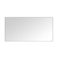 84N. W X 48In. H Oversized Rectangular Black Framed Led Mirror Anti Fog Dimmable Wall Mount Bathroom Vanity Mirror Hd Wall Mirror Kit For Gym And Dance Studio 48X 72Inches With Safety Ba Matte Black Aluminium