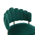 Coolmore Swivel Bar Stools Set Of 2 Adjustable Counter Height Chairs With Footrest For Kitchen, Dining Room Emerald Velvet
