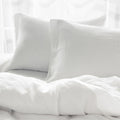 King Size Pillow Cases Set Of 2, Soft White Pillow Cases Set Of 2, Pillow Cases King, Premium Soft Linen Pillow Case With Envelope Enclosure 20