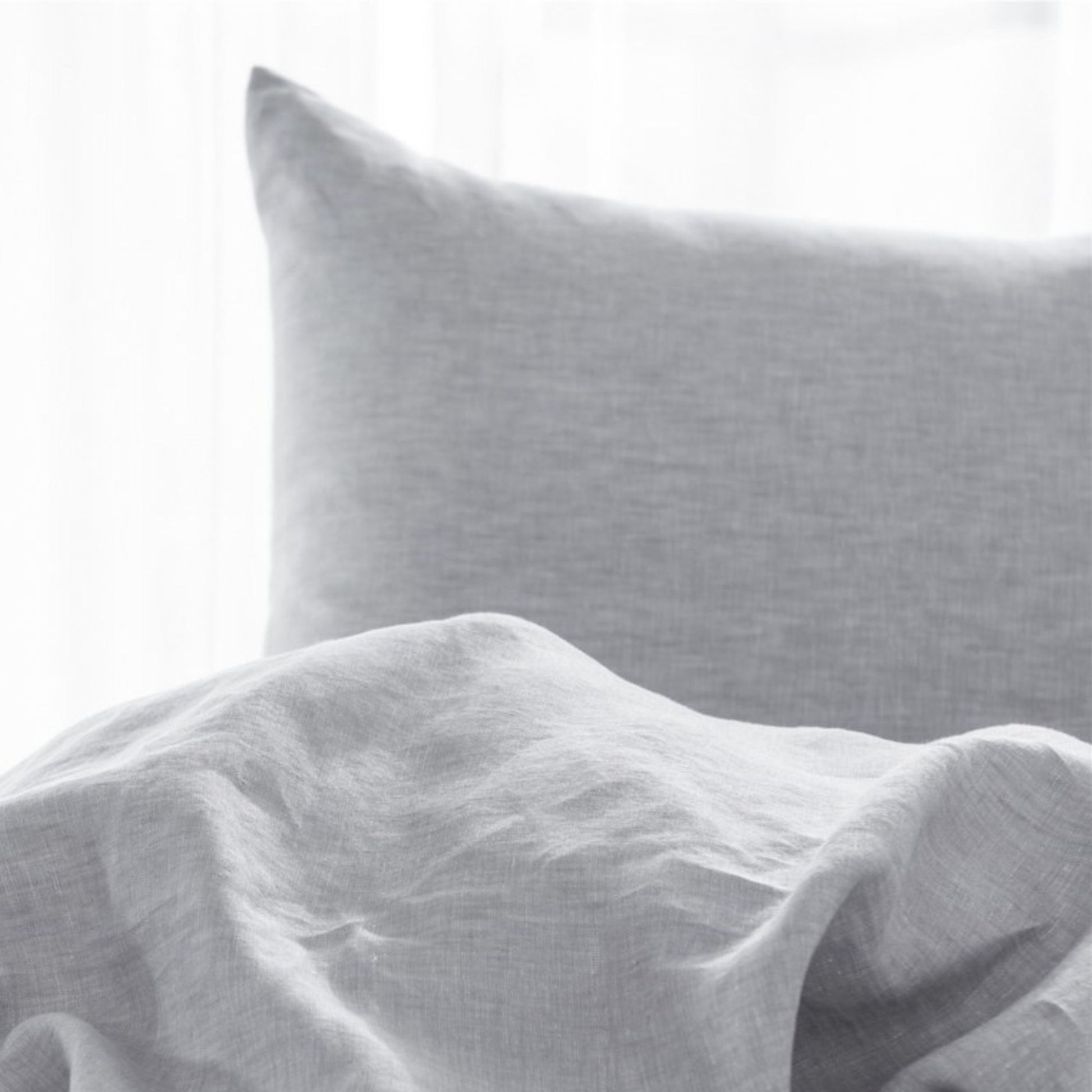 Pillow Cases Standard Size, Standard Pillow Cases Set Of 2, Pillowcases Standard, Premium Soft Linen Pillow Case With Envelope Enclosure 20"X27", Cloud White Linen Linen