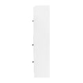 Versatile Shoe Cabinet With 3 Flip Drawers, Maximum Storage Entryway Organizer With Drawer, Free Standing Shoe Rack With Pull Down Seat For Hallway, White Freestanding 3 4 Drawers White Primary Living Space Adjustable Shelves Particle Board