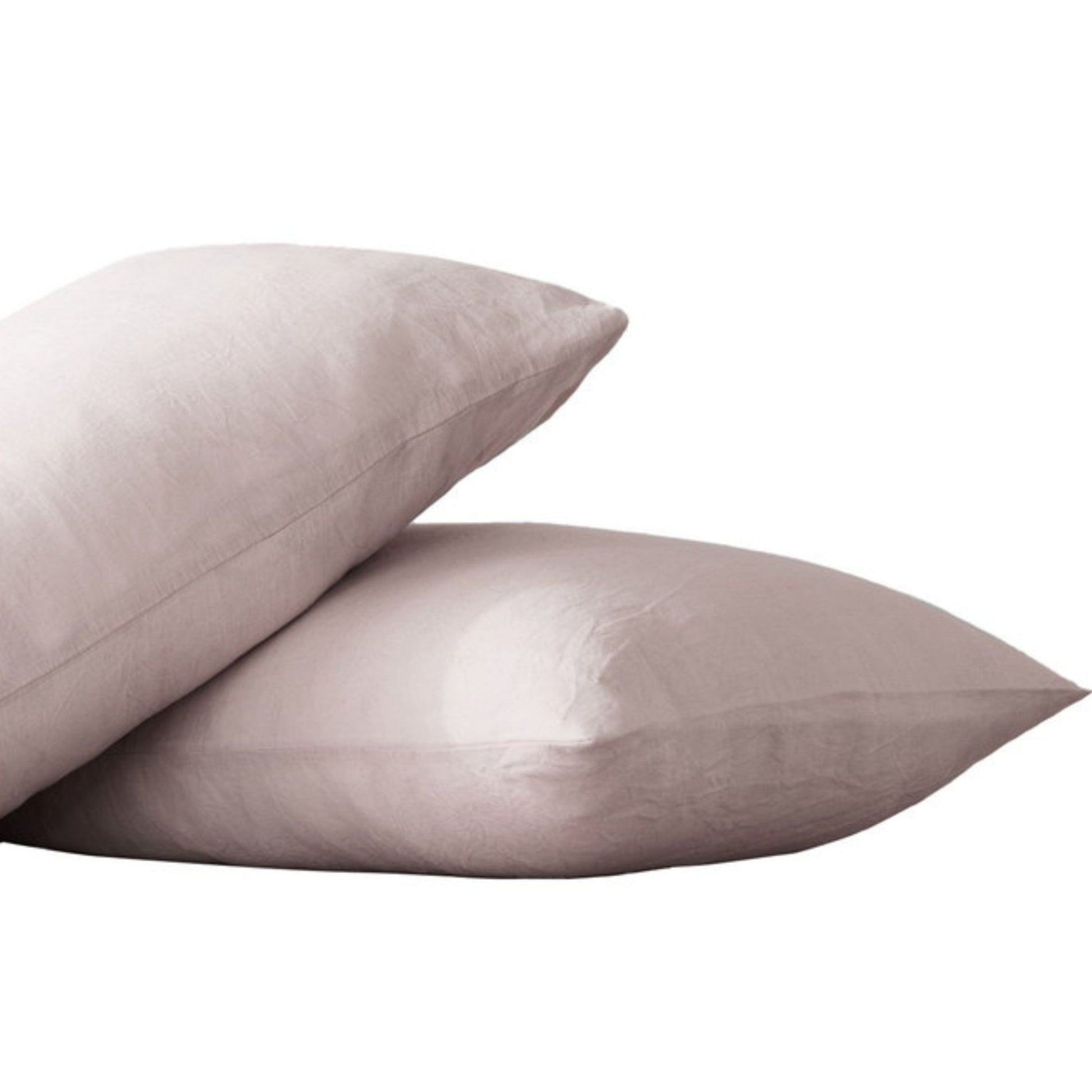 Pillow Cases Standard Size, Pink Pillow Cases Set Of 2, Pillowcases Standard, Premium Soft Linen Pillow Case With Envelope Enclosure 20"X27" Pink Linen Linen