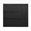 Versatile Shoe Cabinet With 3 Flip Drawers, Maximum Storage Entryway Organizer With Drawer, Free Standing Shoe Rack With Pull Down Seat For Hallway, Black Freestanding 3 4 Drawers Black Primary Living Space Adjustable Shelves Particle Board