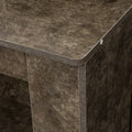 Modern Extendable Dining Table With Storage Marble Mdf