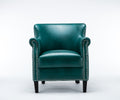 Hadley Teal Club Chair Teal Foam Polyester Blend