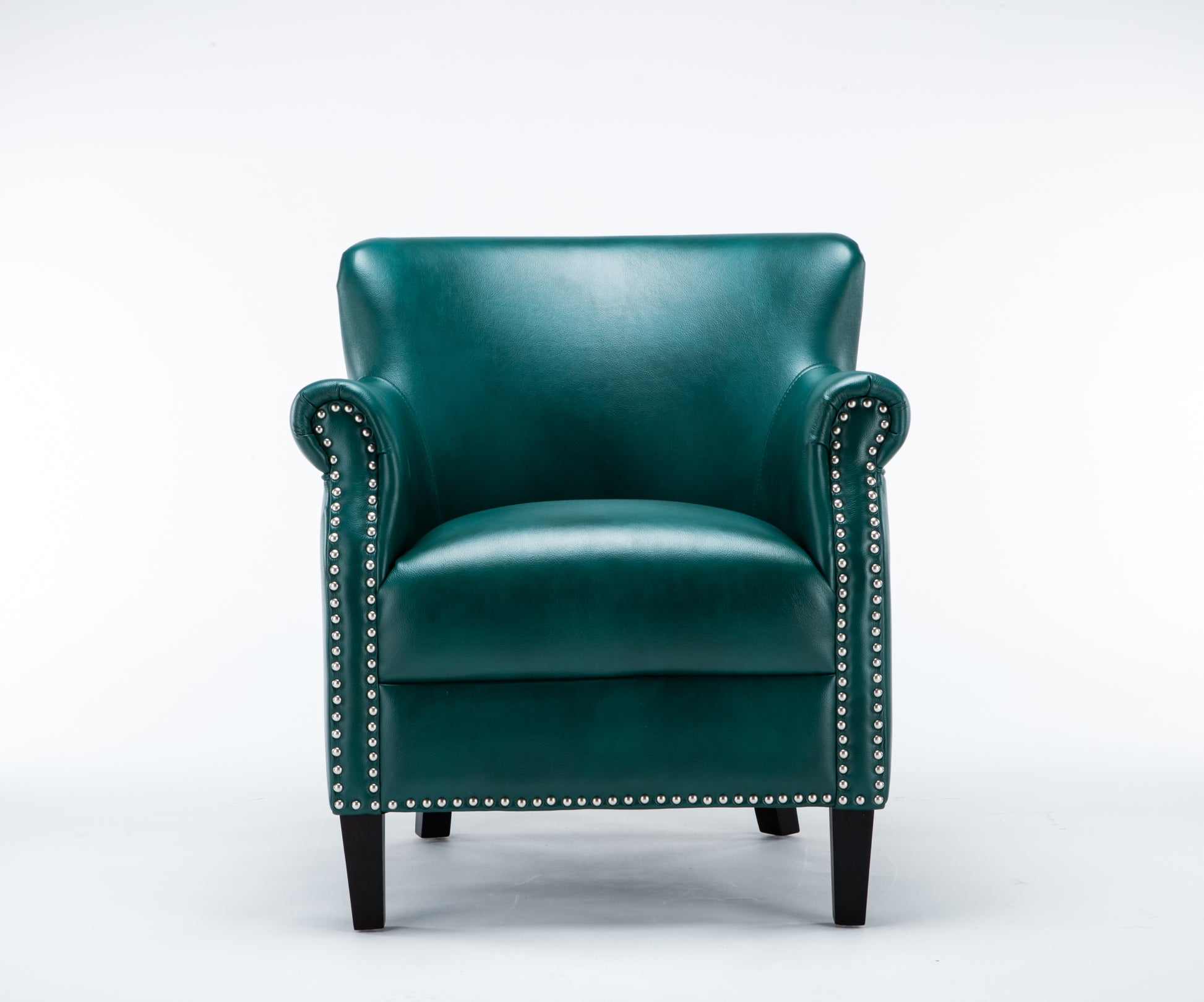 Hadley Teal Club Chair Teal Foam Polyester Blend