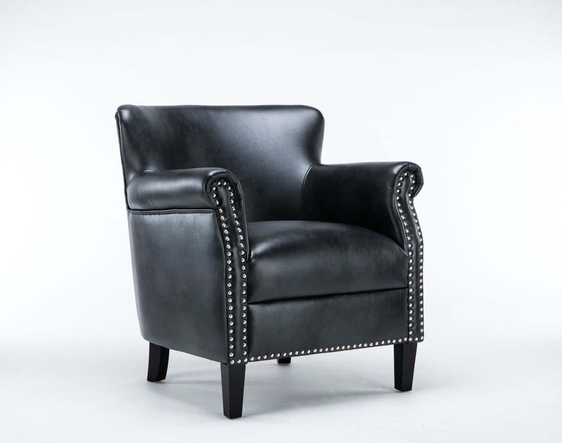 Hadley Charcoal Club Chair Charcoal Foam Polyester Blend