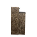 Modern Extendable Dining Table With Storage Marble Mdf