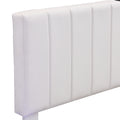 Queen Size Upholstered Bed With Hydraulic Storage System And Led Light, Modern Platform Bed With Sockets And Usb Ports, White White Pu Leather