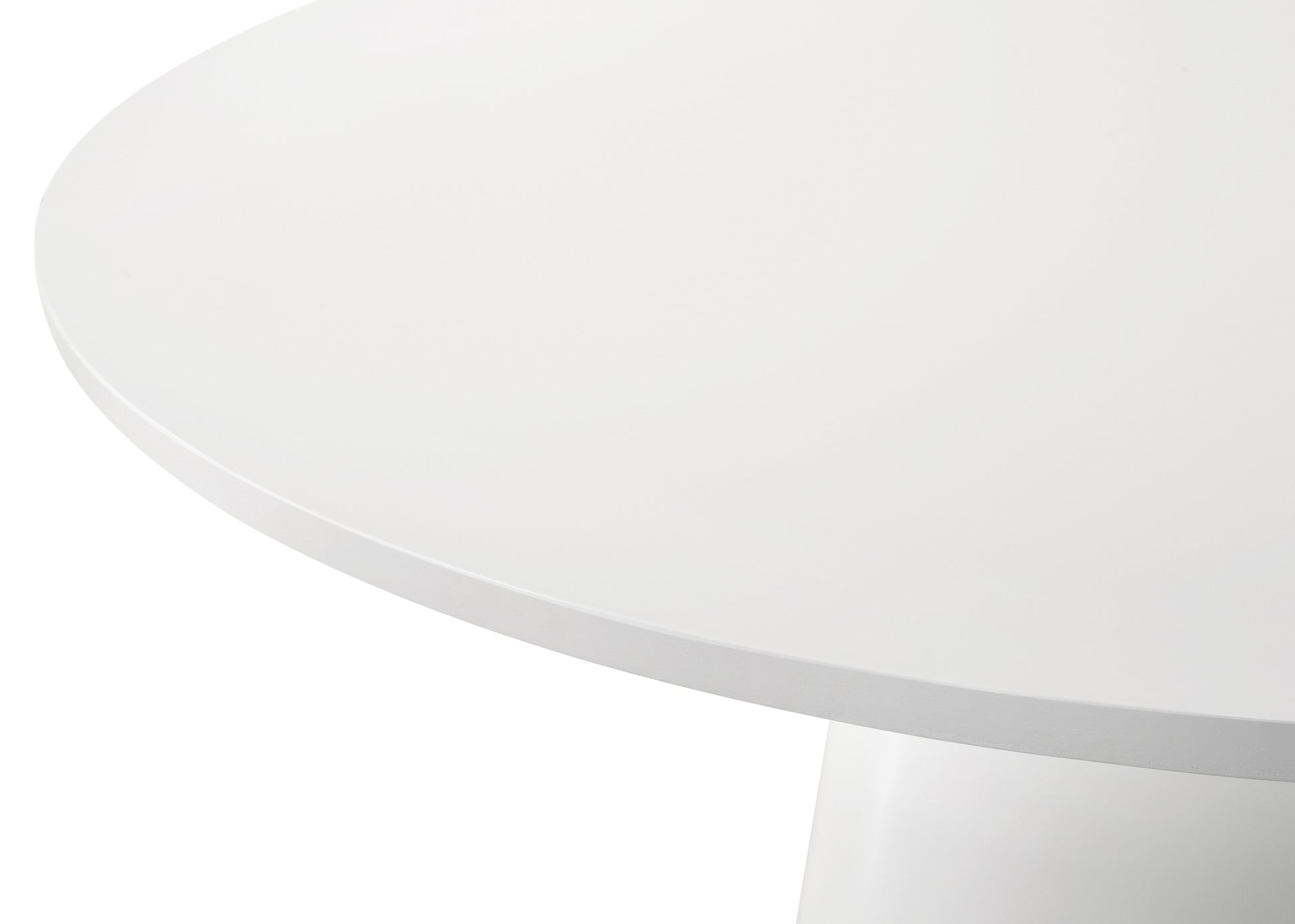 Jasper White 7 Piece 59"W Round Dining Table Set With Black Finish Chairs White Wood