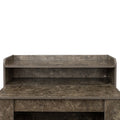 Modern Extendable Dining Table With Storage Marble Mdf