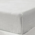King Fitted Sheet 1 Pc, Bed Sheets King Size, Linen Sheets, Hotel Sheets, Soft White Sheets,& Fade Resistant King Sheets White Linen Linen
