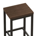 Modern Design Kitchen Dining Table,Pub Table,Long Dining Table Set With 3 Stools,Easy Assembly,Dark Brown Dark Brown Mdf