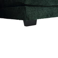 United We Win Modern Large Chenille Fabric U Shape Sectional Sofa Emerald Boucle