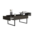 Lift Top Coffee Table 2 Dazza, One Drawer, Espresso Onyx Finish Espresso Particle Board
