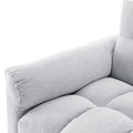 Loveseats Sofa Bed With Pull Out Bed,Adjsutable Back,Light Grey Grey Linen Wood Primary Living Space Medium Soft Tight Back Eucalyptus Pillow Top Arms Foam Linen 2 Seat