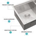 Double Bowl 60 40 Undermount Sink 33