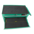 7 Drawers Multifunctional Tool Cart With Wheels Green Green Metal