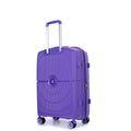 Expandable Hardshell Suitcase Double Spinner Wheels Pp Luggage Sets Lightweight Durable Suitcase With Tsa Lock,3 Piece Set 20 24 28 Purple Purple Polypropylene