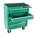 5 Drawers Multifunctional Tool Cart With Wheels Green Green Metal