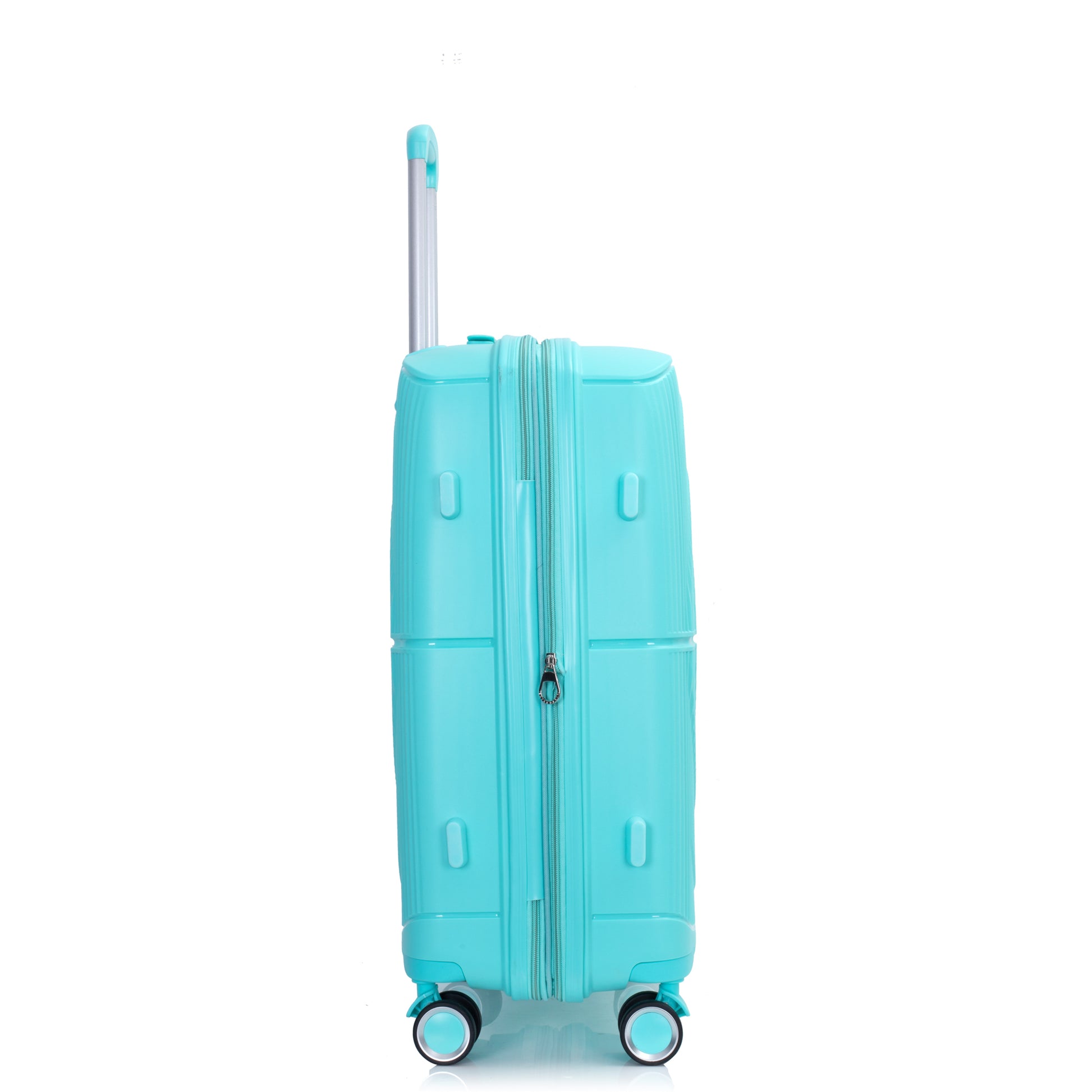 Expandable Hardshell Suitcase Double Spinner Wheels Pp Luggage Sets Lightweight Durable Suitcase With Tsa Lock,3 Piece Set 20 24 28 Lake Blue Lake Blue Polypropylene