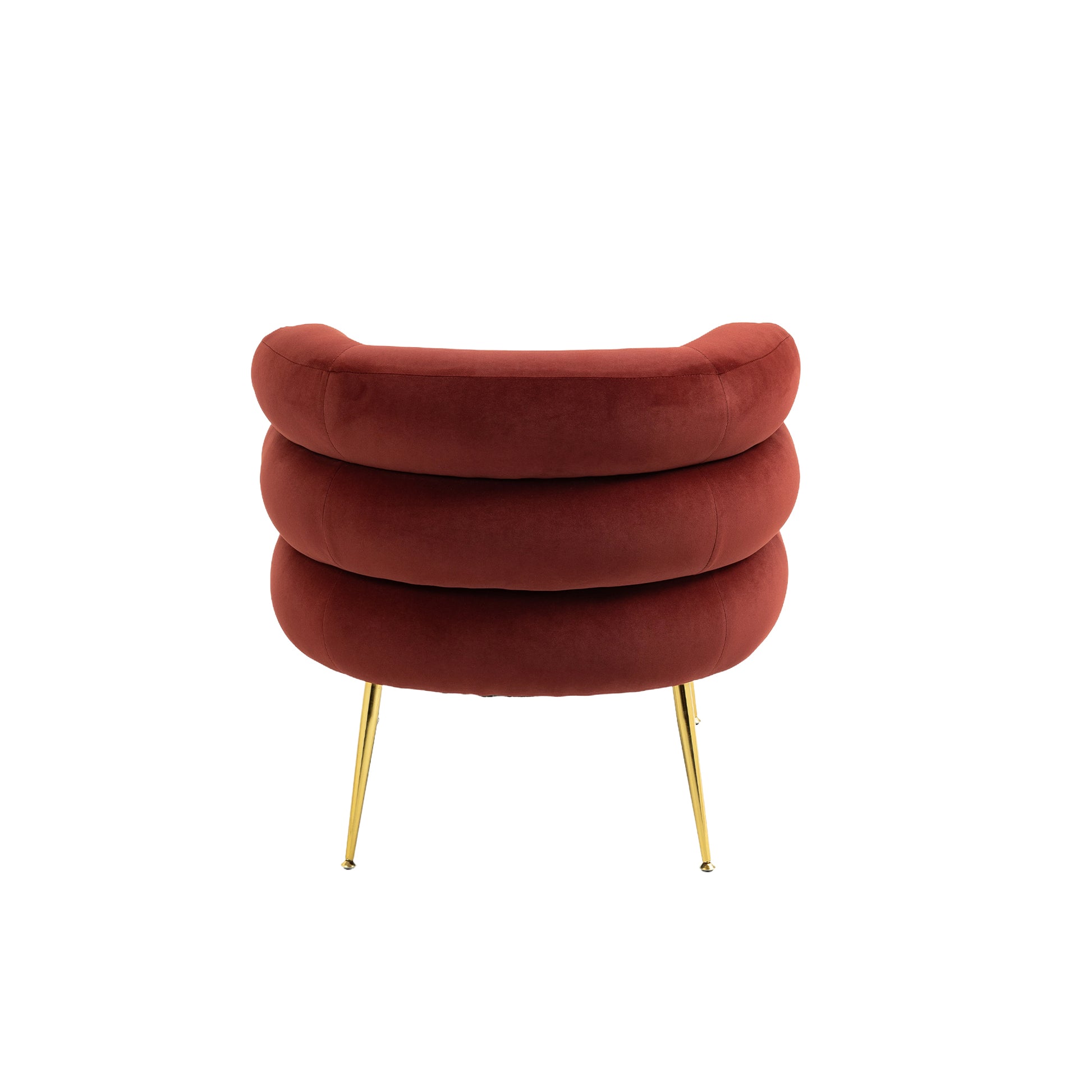 Coolmore Upholstered Velvet Barrel Accent Chair With Ottoman,Accent Comfy Lounge Arm Chair And Footrest Stool Set,Single Sofa Armchair With Lounge Seat For Bedroom,Office Wine Red Wine Red Foam Velvet