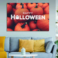 Drop Ping Framed Canvas Wall Art Decor Painting For Halloween, Pumpkin Painting For Halloween Gift, Decoration For Halloween Living Room, Bedroom Decor Ready To Hang Rectangle Framed Multicolor Halloween Oversized 41In Canvas Cultures And Diasporas