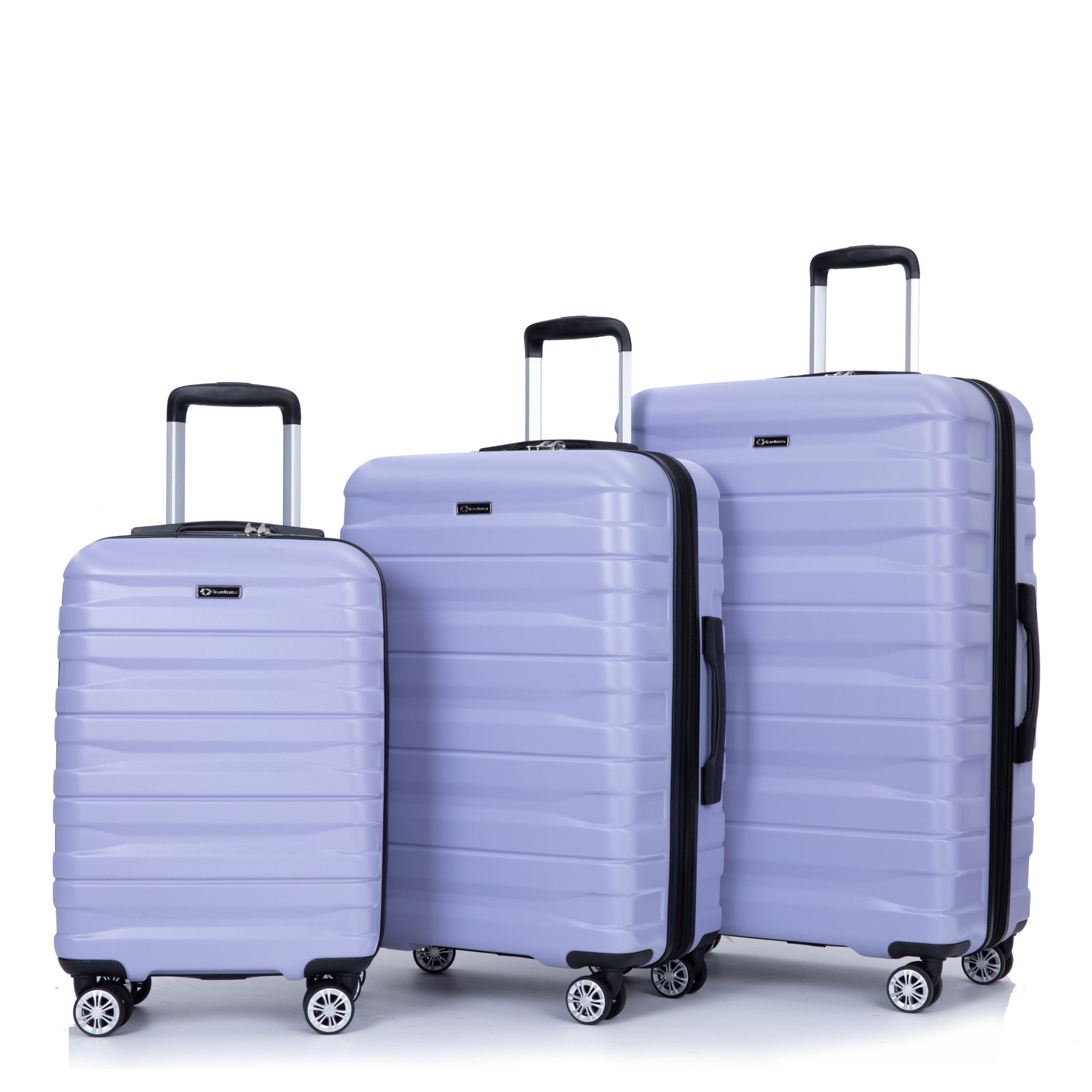 3 Piece Luggage Sets Pc Lightweight & Durable Expandable Suitcase With Two Hooks, Double Spinner Wheels, Tsa Lock, 21 25 29 Light Purple Light Purple Pc