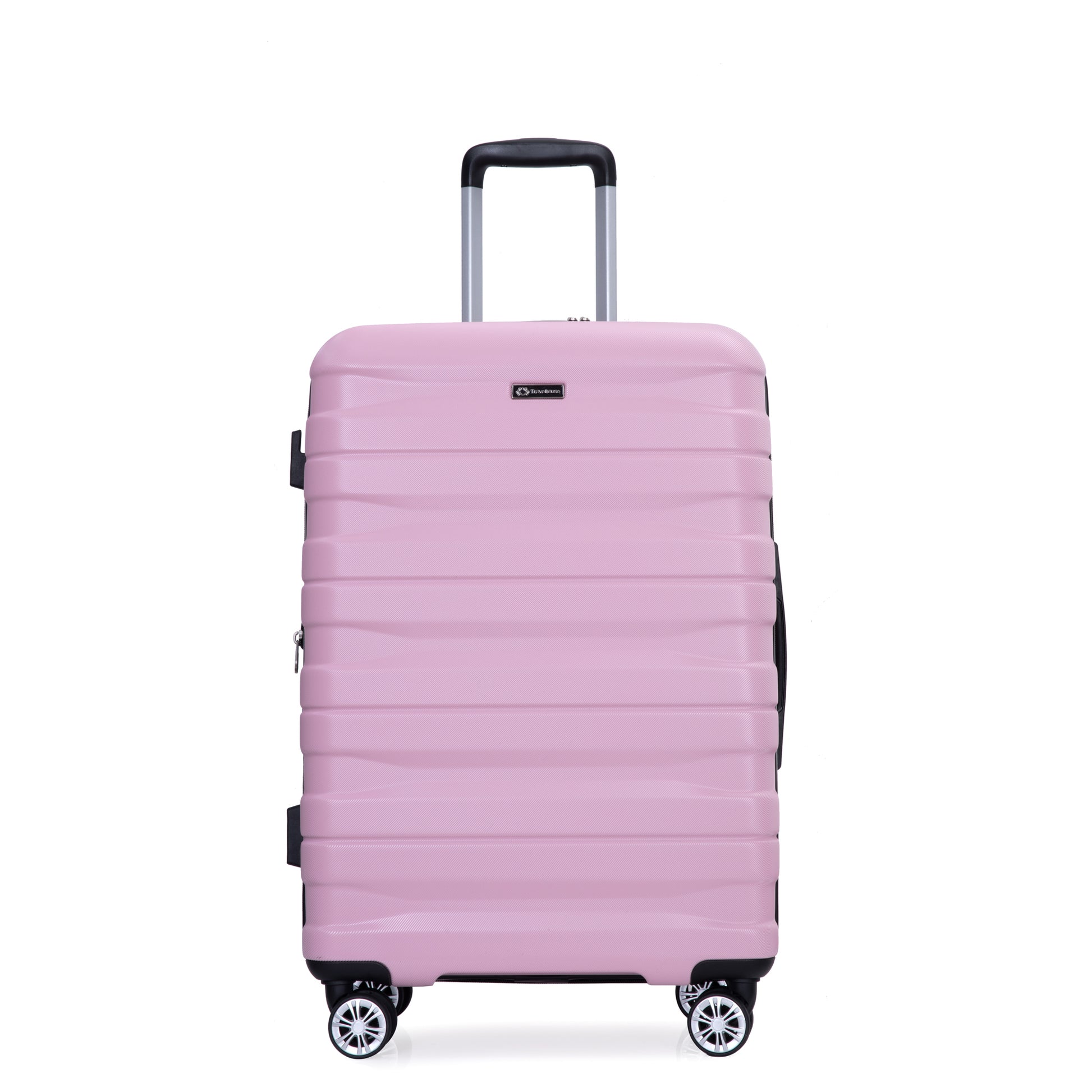 3 Piece Luggage Sets Pc Lightweight & Durable Expandable Suitcase With Two Hooks, Double Spinner Wheels, Tsa Lock, 21 25 29 Pink Pink Pc