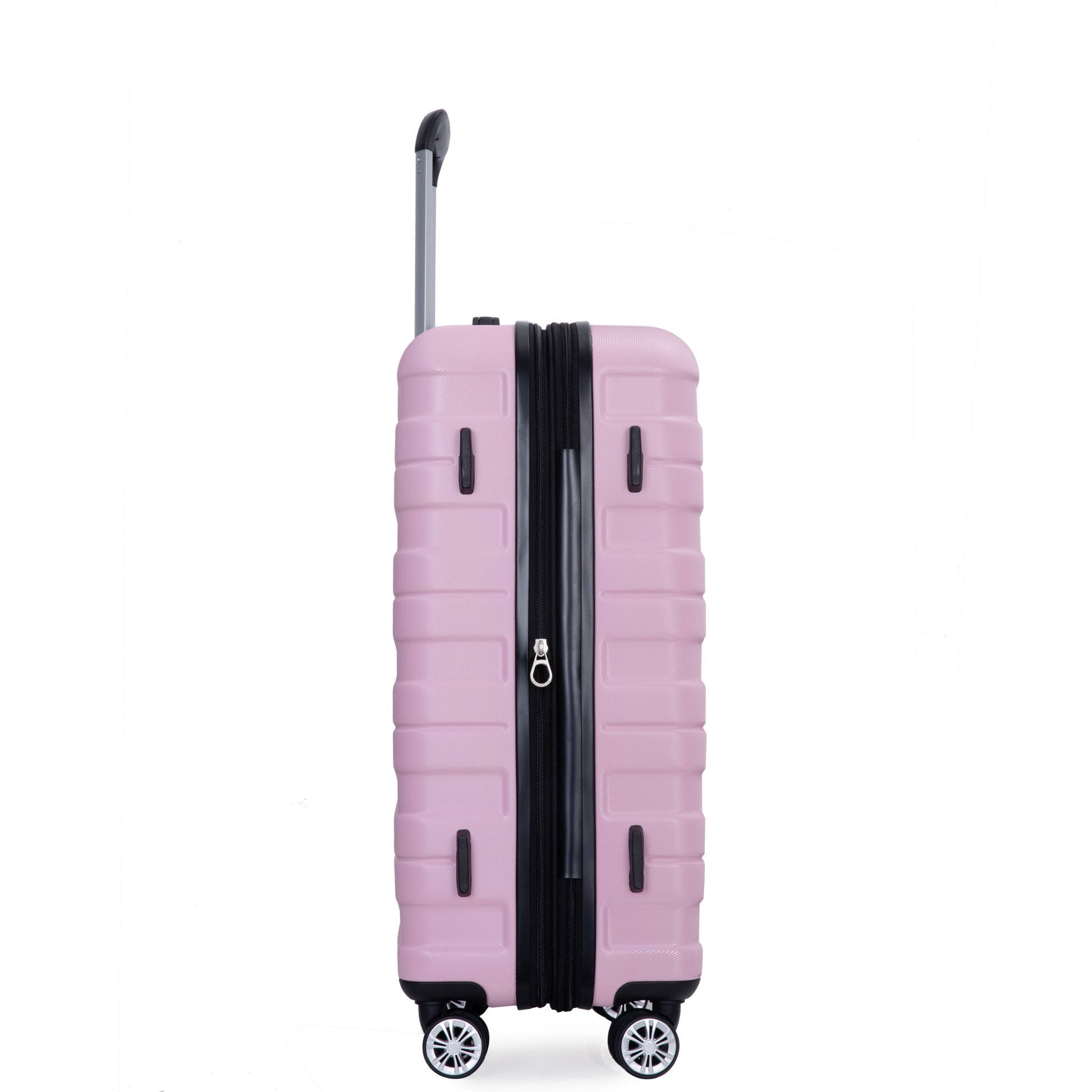 3 Piece Luggage Sets Pc Lightweight & Durable Expandable Suitcase With Two Hooks, Double Spinner Wheels, Tsa Lock, 21 25 29 Pink Pink Pc