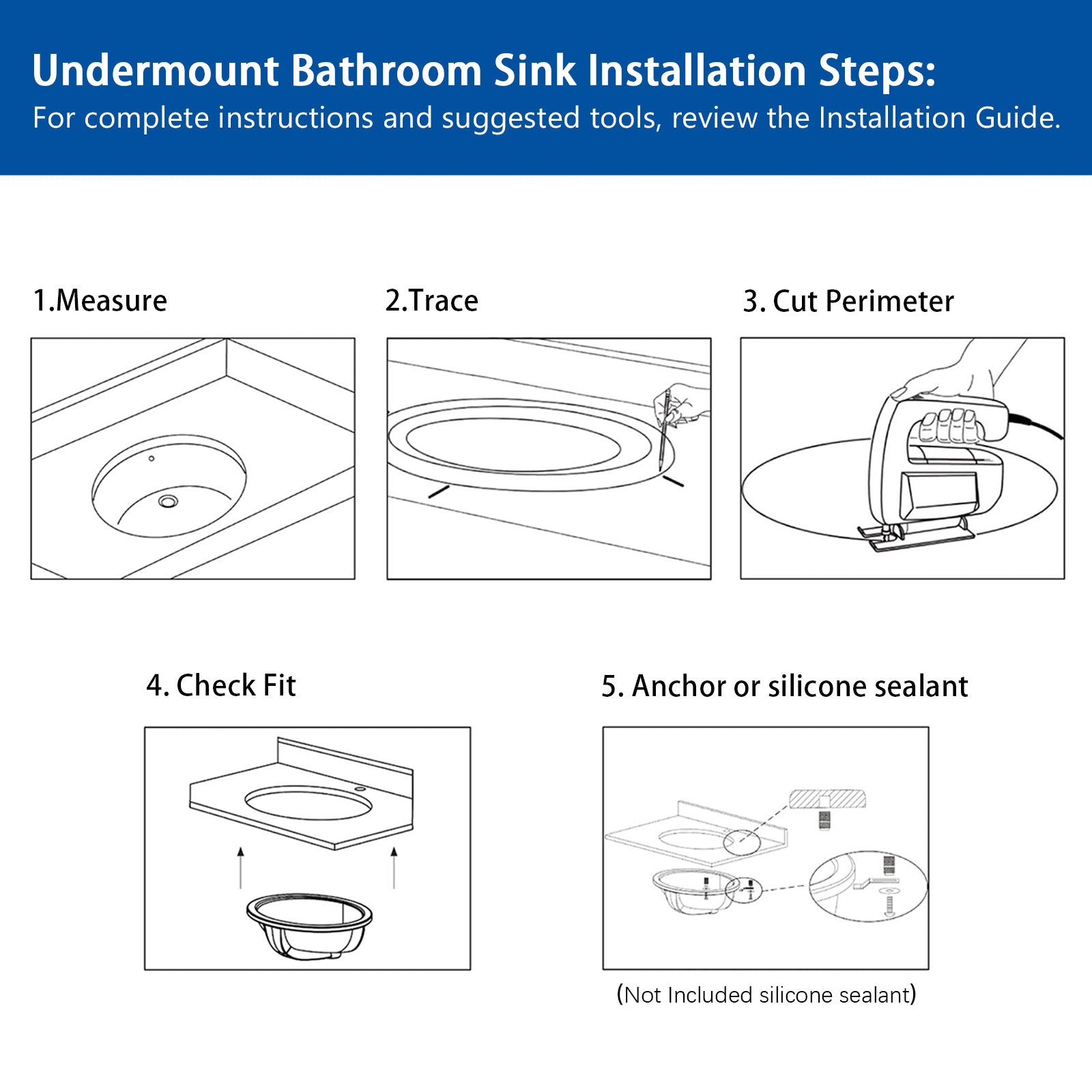 19"X16" Oval Shape Undermount Bathroom Sink Modern Pure White Porcelain Ceramic Lavatory Vanity Sink Basin With Overflow White Ceramic