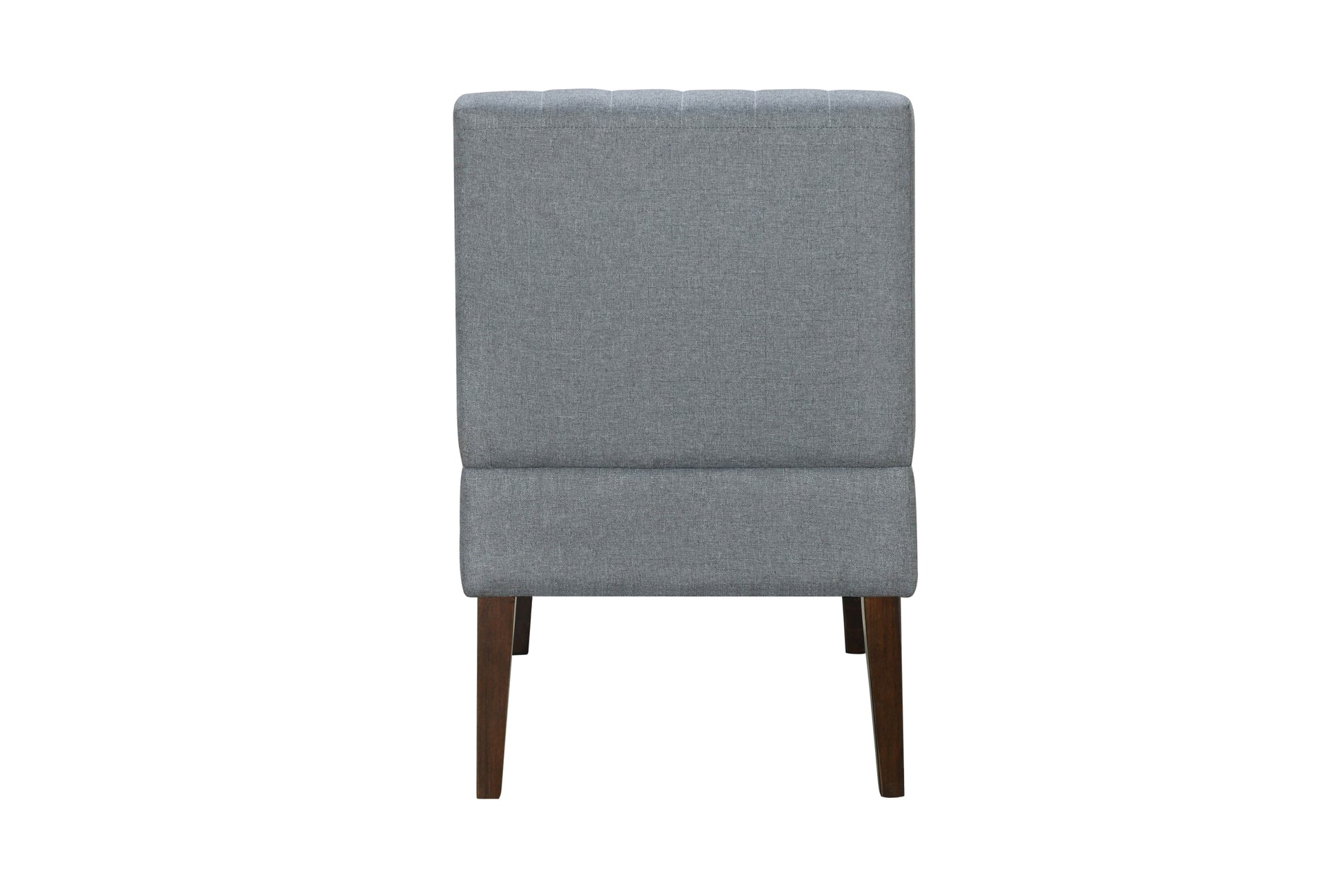Stylish Comfortable Accent Chair 1Pc Gray Fabric Upholstered Plush Seating Living Room Furniture Armless Chair Gray Primary Living Space Wood