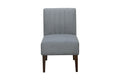 Stylish Comfortable Accent Chair 1Pc Gray Fabric Upholstered Plush Seating Living Room Furniture Armless Chair Gray Primary Living Space Wood