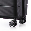 Luggage Sets 4 Piece 14 20 24 28 Pp Lightweight & Durable Expandable Suitcase Black Polypropylene