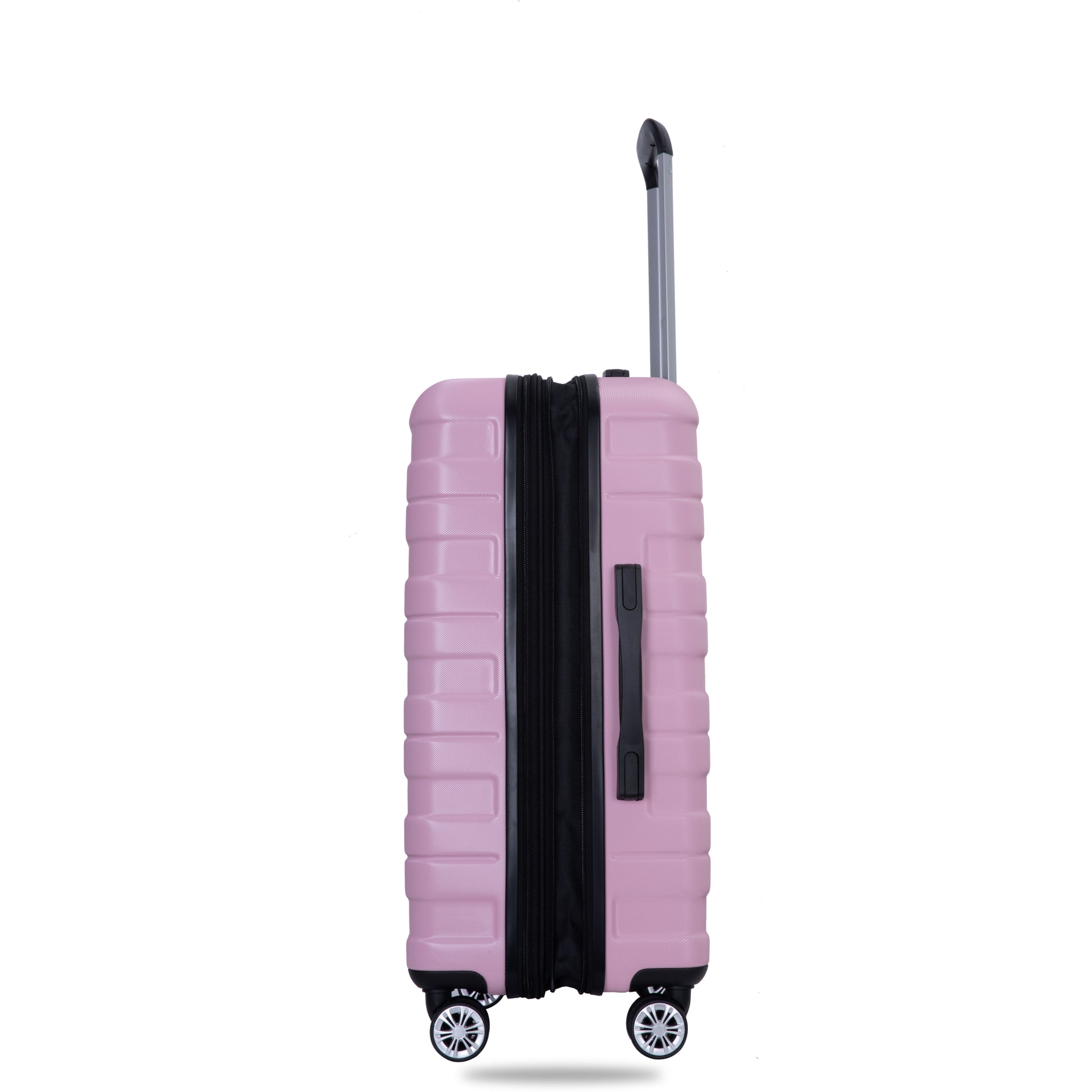 3 Piece Luggage Sets Pc Lightweight & Durable Expandable Suitcase With Two Hooks, Double Spinner Wheels, Tsa Lock, 21 25 29 Pink Pink Pc