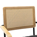 Coolmore Accent Chair Modern Industrial Slant Armchair With Metal Frame Premium High Density Soft Single Chair For Living Room Bedroom Carbon Black Boucle