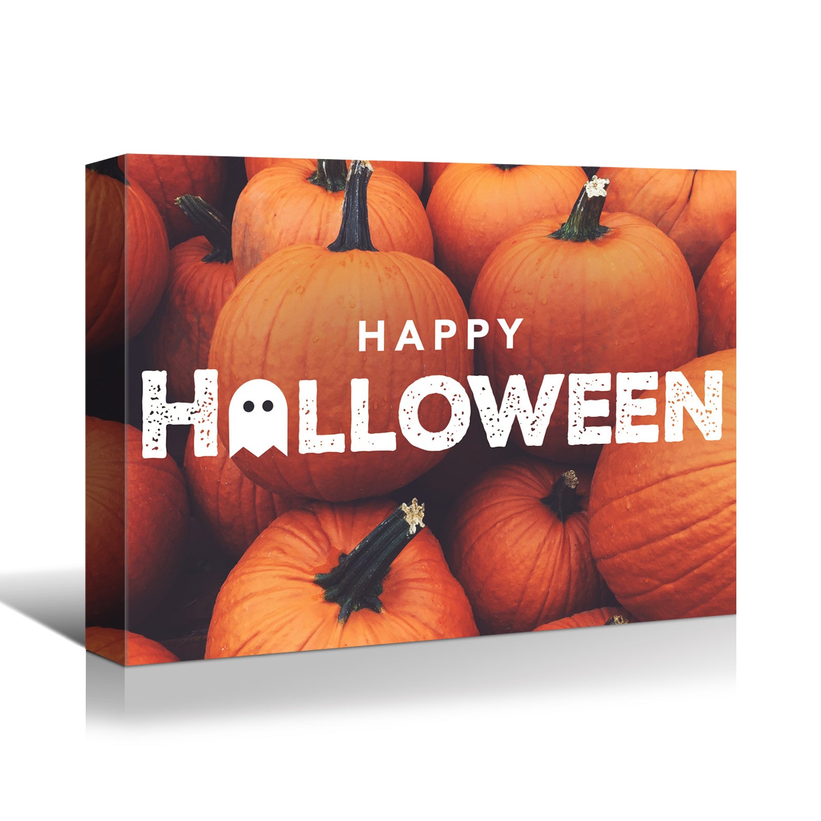 1Pcs Drop Ping Framed Canvas Wall Art Decor Painting For Halloween, Pumpkin Painting For Halloween Gift, Decoration For Halloween Living Room, Bedroom Decor 3624In Thickness 1.5Inch Rectangle Framed Multicolor Halloween Oversized 41In Canvas Cultures And