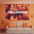 1Pcs Drop Ping Framed Canvas Wall Art Decor Painting For Halloween, Pumpkin Painting For Halloween Gift, Decoration For Halloween Living Room, Bedroom Decor 3624In Thickness 1.5Inch Rectangle Framed Multicolor Halloween Oversized 41In Canvas Cultures And