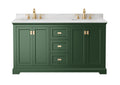 Vanity Sink Combo Featuring A Marble Countertop, Bathroom Sink Cabinet, And Home Decor Bathroom Vanities Fully Assembled Green 60 Inch Vanity With Sink 23V02 60Vg Antique Green Wood Solid Wood