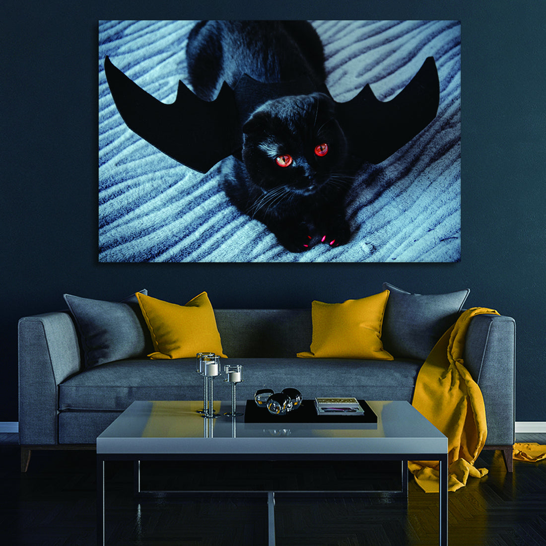 1Pcs Drop Ping Framed Canvas Wall Art Decor Painting For Halloween,Scary Pumpkin Painting For Halloween Gift, Decoration For Halloween Office Living Room, Bedroom Decor 3624In Thickness 1.5Inch Rectangle Framed Multicolor Halloween Oversized 41In Canvas