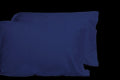 Luxuriously Soft 100% Viscose Derived From Bamboo 5 Piece Sheet Setoeko Tex Certified, Split King Indigo Dark Blue Bamboo